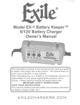 Exile EX-1 Owner`s manual
