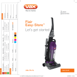 Vax U86-PM Series User guide