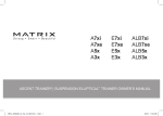 Matrix Elliptical Total Body Owner`s manual