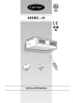 Carrier 40SMC048N Installation manual