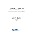 ZyXEL Communications ZyWALL 10/10 User`s guide