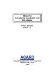 Acard AEC-6293 User`s manual
