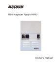 Magnum Energy MCP5538 Owner`s manual