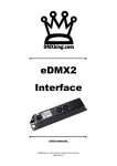 DMXking.com eDMX2 User manual