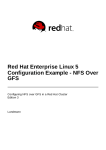 Red Hat Enterprise Linux 5 Configuration Example