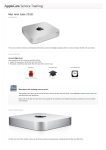Apple Mac mini (Late 2012 Specifications