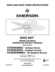 Emerson CF2000AP02 Owner`s manual