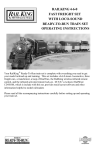 M.T.H. RAILKING 4-6-0 Operating instructions