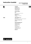 Ariston DB62 Operating instructions