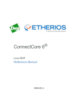 ConnectCore 6 Linux BSP Reference Manual