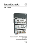 Extron electronics VersaTools MDA 5A RCA User`s guide