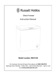 Russell Hobbs RHCF150 Instruction manual