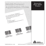 Avery Dennison Monarch 9855 RFID Instruction manual