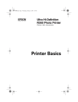 Epson R260 - Stylus Photo Color Inkjet Printer User`s guide