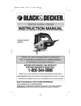 Black & Decker JS620G Instruction manual