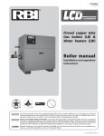 RBI LCD Series Instruction manual