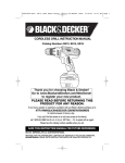 Black & Decker SS14 Instruction manual