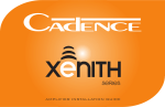 Cadence Xenith Xa400.1 Installation guide