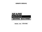 Sears 385 Owner`s manual
