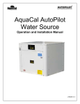 Aquacal LTP0024 Installation manual