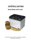 Bread Maker with scales