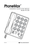 Williams Sound PhoneMax TEL 030 Installation guide