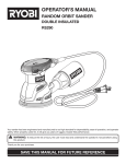 Ryobi RS290 Operator`s manual