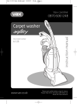 Vax V-123 User guide