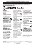 Campbell Hausfeld PL1551 Operating instructions
