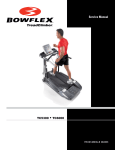 Bowflex TC5300 Service manual