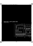 Roland Sonar V-Studio 100 Hardware manual