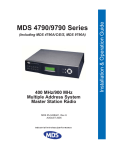 MDS MDS 4710 Series Specifications
