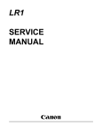 Canon LR1 Service manual