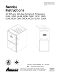 Amana GCCA115AX50 Service manual