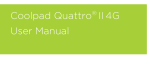 Coolpad Quattro II 4G User manual