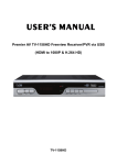 Premier AV TV-1158HD User`s manual