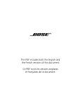 Bose 251 Technical information