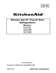 Whirlpool KITCHENAID KFIL27CXMS Specifications