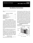 Carrier EACB1614 Instruction manual