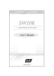 ESI SW10K User`s manual