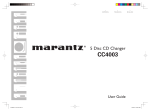 Marantz 541110307024M User guide