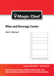 Magic Chef MCBC58DSTF User`s manual