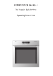 Electrolux B6140-1 Operating instructions