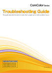 Riso ComColor 9150R Troubleshooting guide