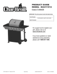 Char-Broil 463411512 Product guide