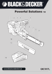 Black & Decker Powerufl Solutions GKC1817L Instruction manual