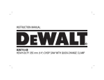 DeWalt D28715-XE Instruction manual