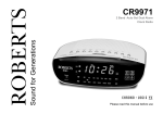 Roberts CR9910 Specifications