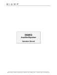 Biamp D60EQ Specifications