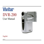 Vivitar DVR-200 User manual